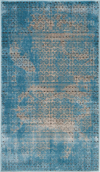 Nourison Karma KRM01 Blue Area Rug 