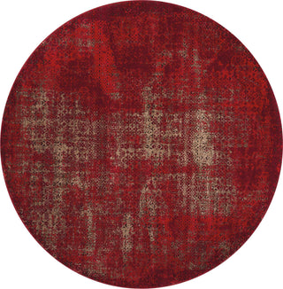 Nourison Karma KRM01 Red Area Rug