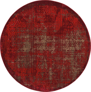 Nourison Karma KRM01 Red Area Rug 