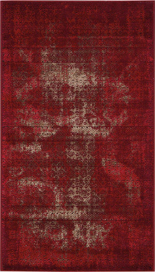 Nourison Karma KRM01 Red Area Rug 