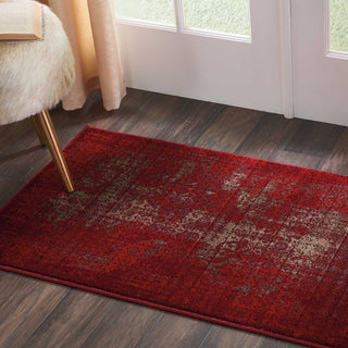 Nourison Karma KRM01 Red Area Rug Room Image