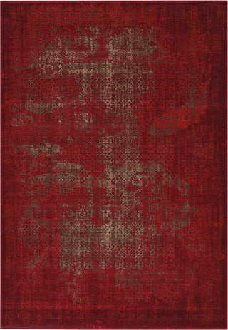 Nourison Karma KRM01 Red Area Rug 