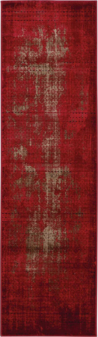 Nourison Karma KRM01 Red Area Rug Runner Image