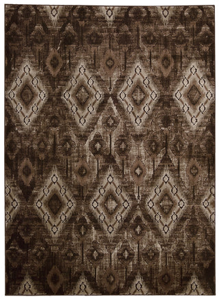 Nourison Karma KRM02 Chocolate Area Rug main image