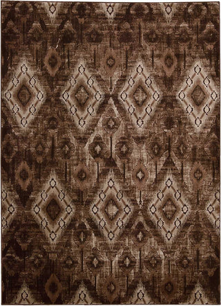 Nourison Karma KRM02 Chocolate Area Rug Main Image