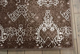 Nourison Karma KRM04 Mocha Area Rug Detail Image