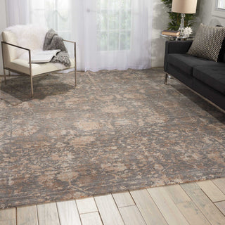 Nourison Lucent LCN02 Flint Area Rug Room Image Feature