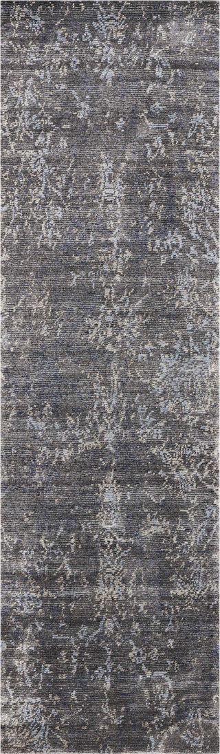 Nourison Lucent LCN04 Coal Area Rug 2'3'' X 8' Runner