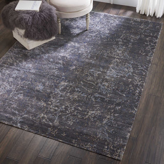 Nourison Lucent LCN04 Coal Area Rug Room Image Feature