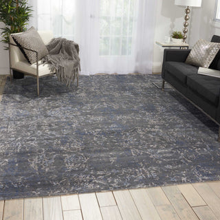 Nourison Lucent LCN04 Coal Area Rug Room Image