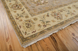 Nourison Legend LD02 Grey Area Rug Corner Image