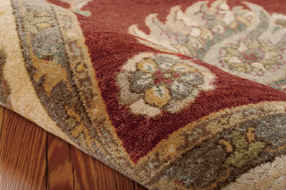 Nourison Legend LD02 Red Area Rug Detail Image