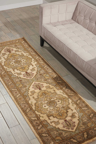 Nourison Legend LD01 Beige Area Rug Room Image Feature