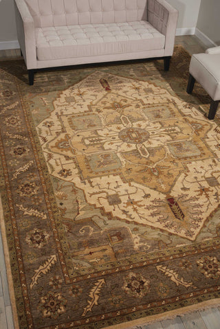 Nourison Legend LD01 Beige Area Rug Room Image