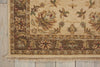 Nourison Legend LD02 Beige Area Rug Corner Image