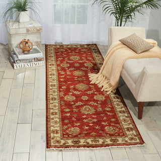 Nourison Legend LD02 Red Area Rug Room Image