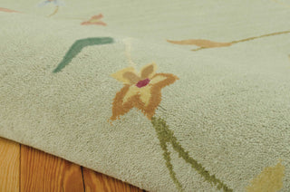 Nourison Modern Elegance LH02 Sage Area Rug Detail Image