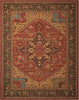 Nourison Living Treasures LI01 Rust Area Rug 7'6'' X 9'6''