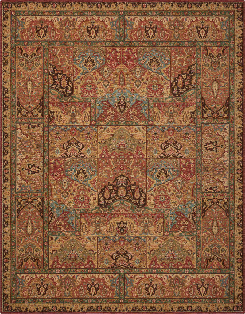 Nourison Living Treasures LI02 Multicolor Area Rug 7'6'' X 9'6''