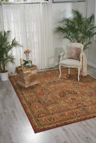 Nourison Living Treasures LI02 Multicolor Area Rug Room Image Feature