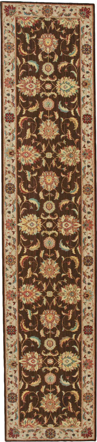 Nourison Living Treasures LI04 Brown Area Rug Room Image