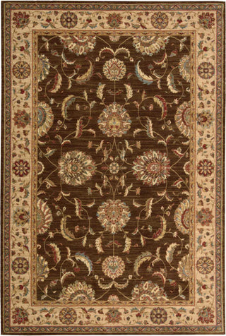 Nourison Living Treasures LI04 Brown Area Rug Room Image