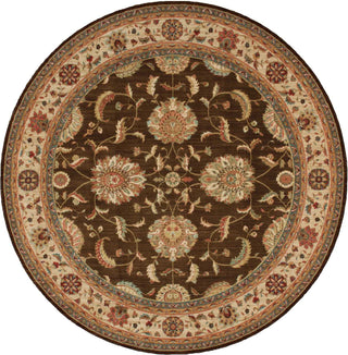 Nourison Living Treasures LI04 Brown Area Rug Room Image