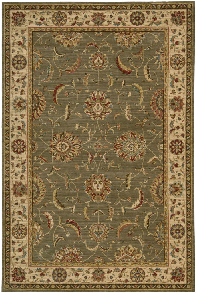 Nourison Living Treasures LI04 Green Area Rug main image