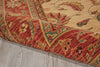 Nourison Living Treasures LI04 Ivory Red Area Rug Detail Image