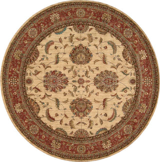 Nourison Living Treasures LI04 Ivory Red Area Rug Room Image