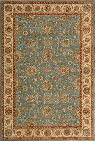 Nourison Living Treasures LI05 Aqua Area Rug Room Image