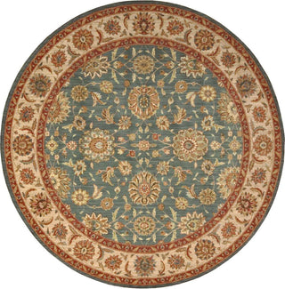 Nourison Living Treasures LI05 Aqua Area Rug Room Image