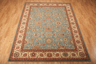 Nourison Living Treasures LI05 Aqua Area Rug 8' X 10' Floor Shot Feature