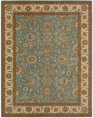 Nourison Living Treasures LI05 Aqua Area Rug main image