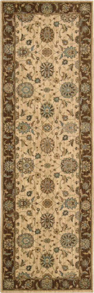 Nourison Living Treasures LI05 Beige Area Rug Room Image