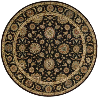 Nourison Living Treasures LI05 Black Area Rug 6' Round