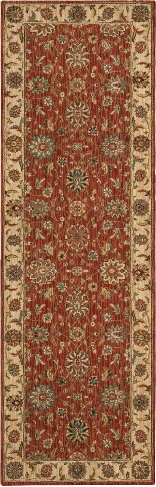 Nourison Living Treasures LI05 Rust Area Rug Room Image