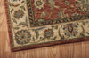 Nourison Living Treasures LI05 Rust Area Rug 4' X 6' Corner Shot