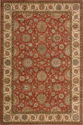 Nourison Living Treasures LI05 Rust Area Rug Room Image