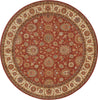 Nourison Living Treasures LI05 Rust Area Rug Room Image