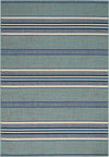 Nourison Bbl21 Lido LID02 Aqua/Blue Area Rug by Barclay Butera 5' 3'' X 7' 5''