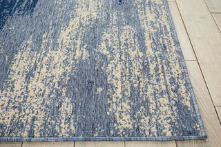 Nourison Bbl21 Lido LID04 Blue/Cream Area Rug by Barclay Butera Detail Image