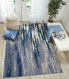 Nourison Bbl21 Lido LID04 Blue/Cream Area Rug by Barclay Butera Room Image
