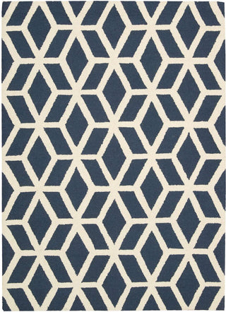 Nourison Linear LIN01 Blue Ivory Area Rug main image