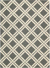 Nourison Linear LIN04 Grey Ivory Area Rug Main Image