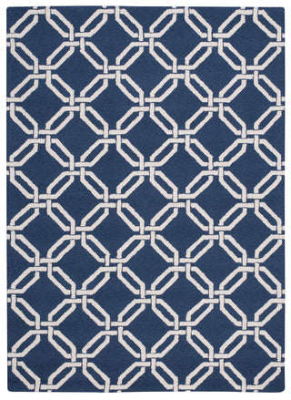 Nourison Linear LIN08 Navy Area Rug main image