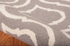 Nourison Linear LIN15 Silver Area Rug Detail Image