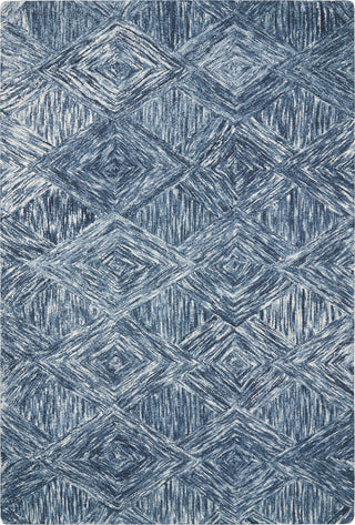 Nourison Linked LNK01 Denim Area Rug main image