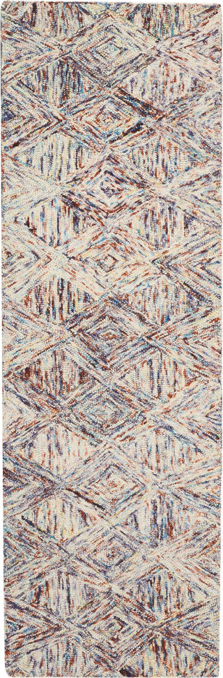 Nourison Linked LNK01 Multicolor Area Rug