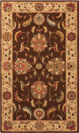 Nourison Living Treasures LI04 Brown Area Rug 